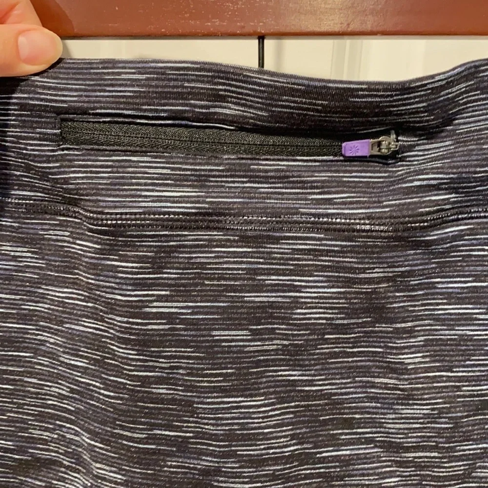 Athleta Skort EUC Black Spacedye